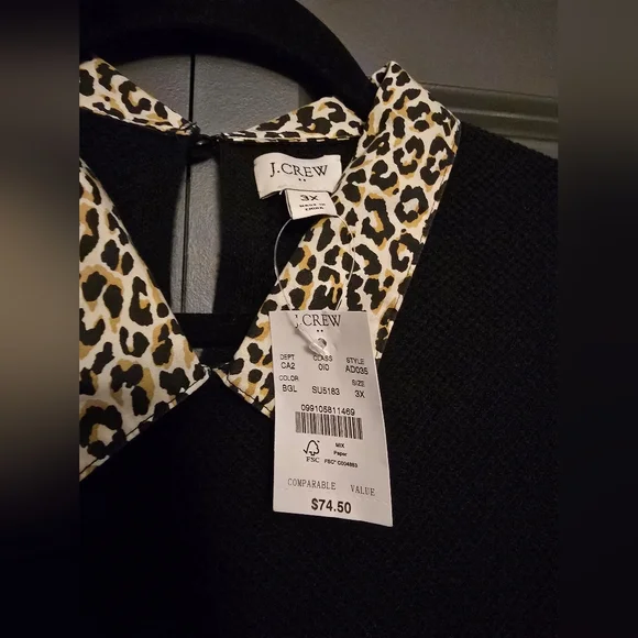 J. Crew Black Knit Top - Picture 1 of 4